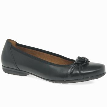 Black Women's Gabor Ashlene Casual Flat Shoes | IRE-641032