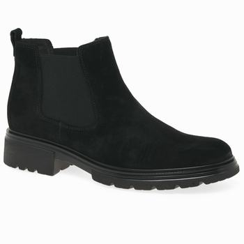 Black Women's Gabor Babel Chelsea Boots | AZQ-783049