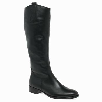 Black Women's Gabor Brook M Medium Calf Fitting Knee High Boots | VPM-540867