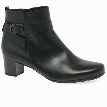 Black Women's Gabor Kenmore Ankle Boots | TSC-678153