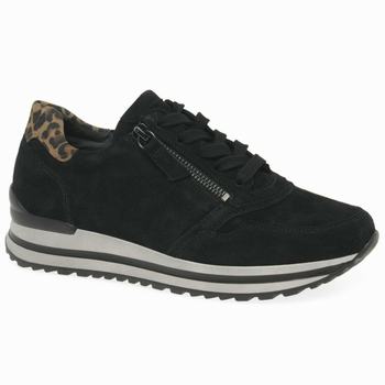 Black Women's Gabor Nulon Trainers | SPZ-482965