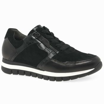 Black Women's Gabor Willet Trainers | CUM-058641