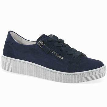 Black Women's Gabor Wisdom Casual Trainers | DIE-390182