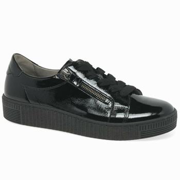 Black Women's Gabor Wisdom Casual Trainers | TKR-514672