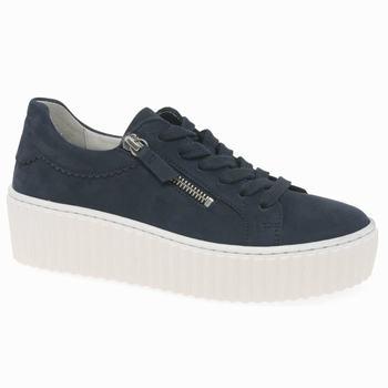 Blue Women's Gabor Dolly Trainers | FNL-905278