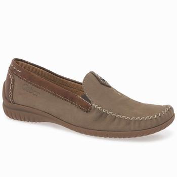 Brown Women's Gabor California Sporty Loafers | IGK-910536