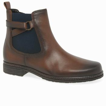 Brown Women's Gabor Nolene Chelsea Boots | SMF-936142