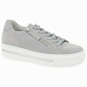 Light Grey Women's Gabor Heather Casual Trainers | HOY-370954