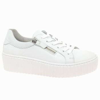 White Women's Gabor Dolly Trainers | KRY-286017