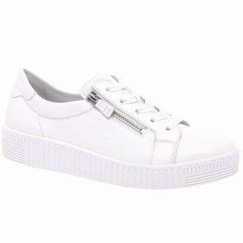 White Women's Gabor Wisdom Casual Trainers | NHA-135087