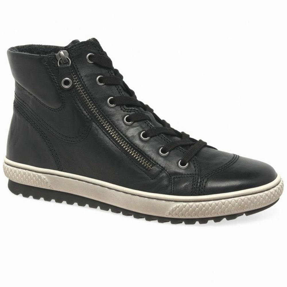 Black Women\'s Gabor Bulner Casual Trainers | FKS-905432