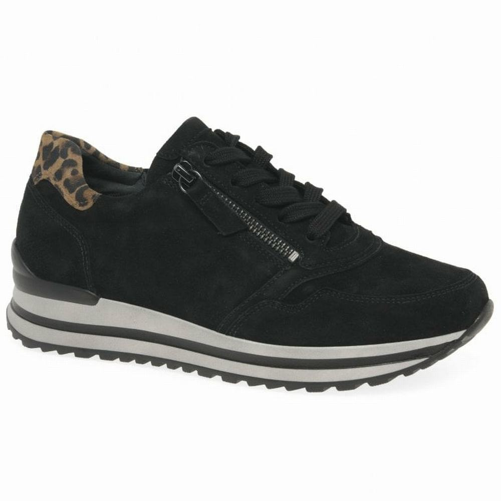 Black Women\'s Gabor Nulon Trainers | SPZ-482965