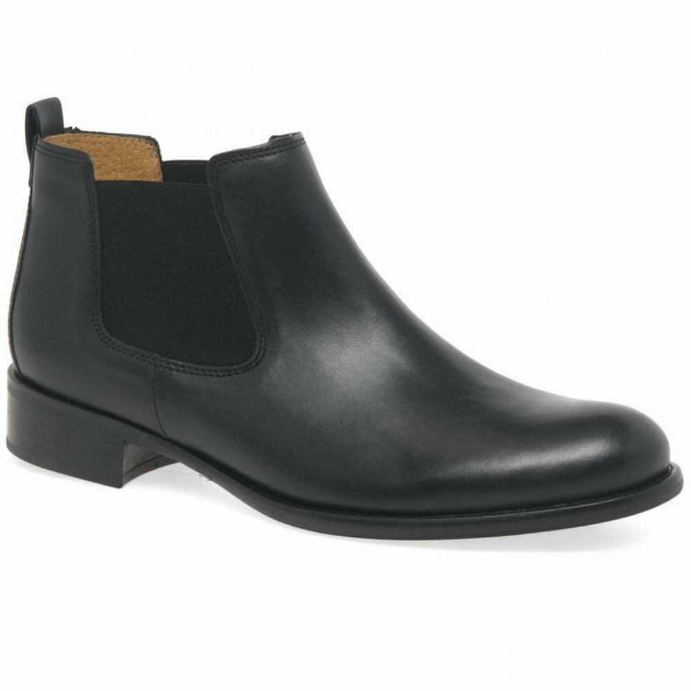 Black Women\'s Gabor Zodiac Chelsea Boots | HTZ-314725