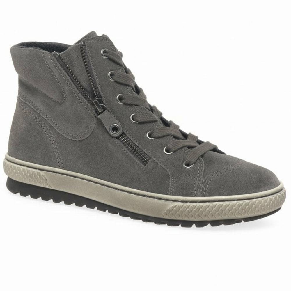 Grey Women\'s Gabor Bulner Casual Trainers | IYA-564381