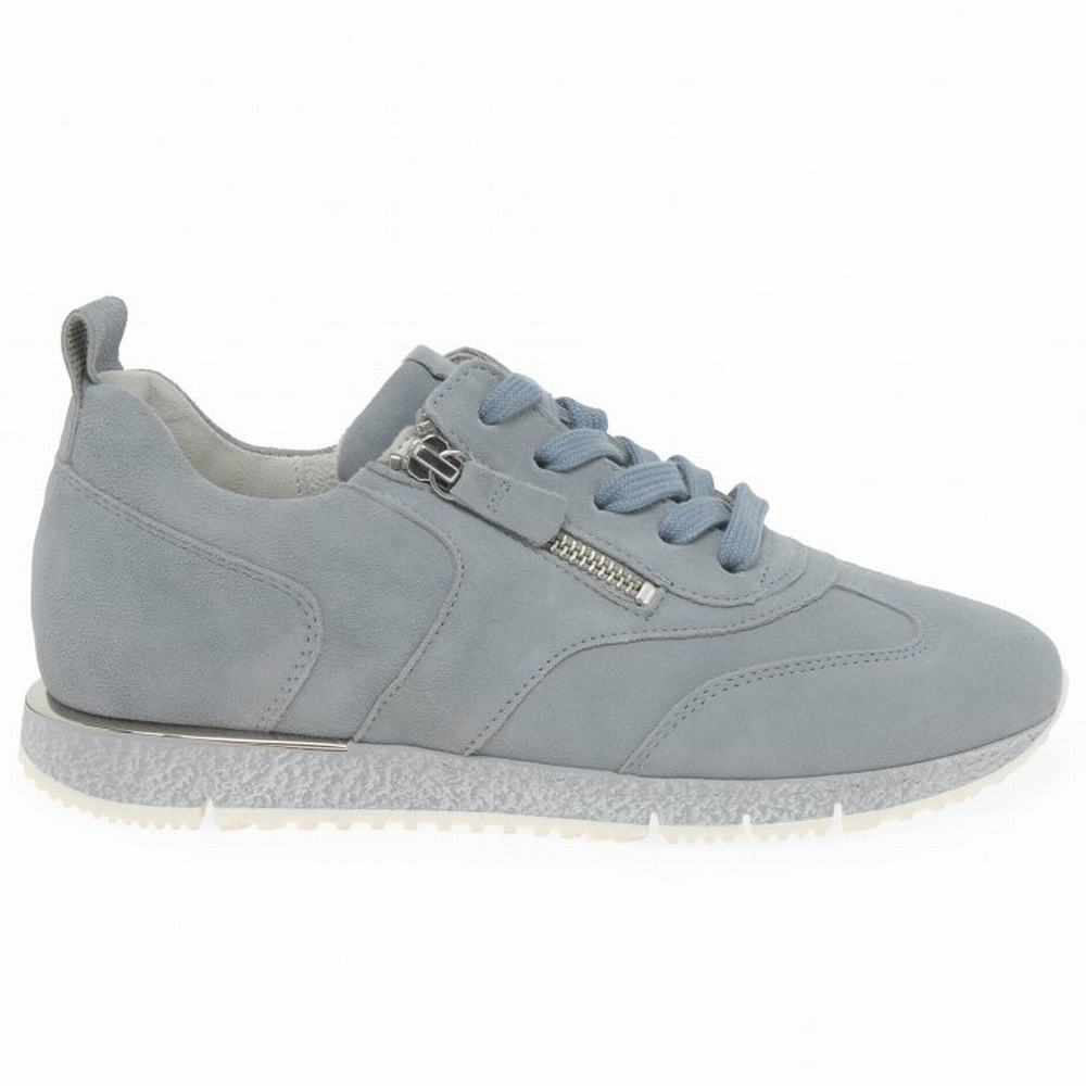 Turquoise Women's Gabor Wednesday Trainers | BNK-089714