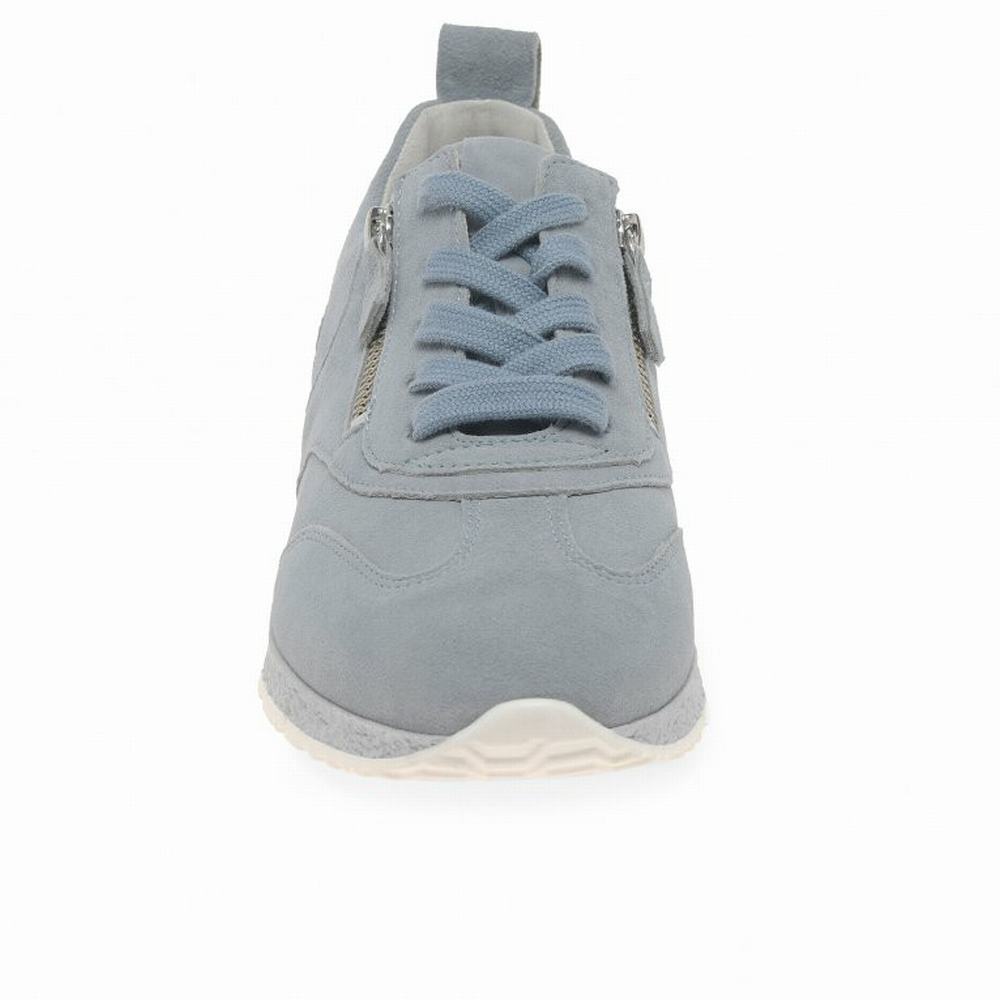 Turquoise Women's Gabor Wednesday Trainers | BNK-089714